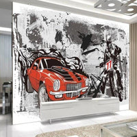 Thumbnail for Papier Peint Motif Moto Cross  | Le Petit Intissé