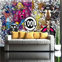 Thumbnail for Papier Peint Chambre Ado Graffiti | Le Petit Intissé