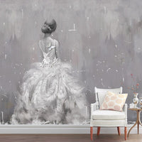 Thumbnail for Papier Peint Noir Blanc et Gris | Le Petit Intissé