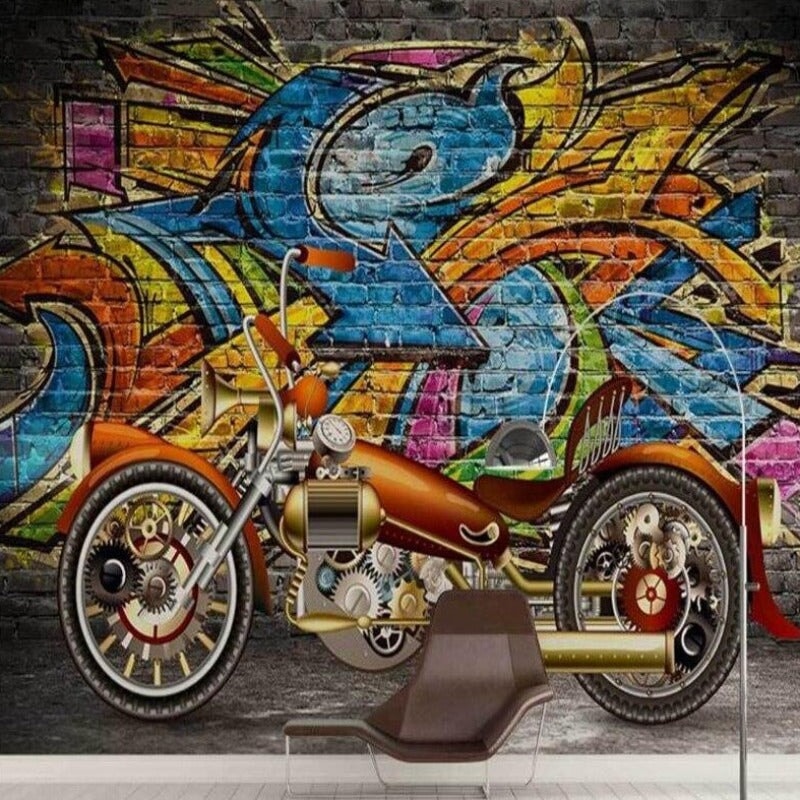 Papier Peint Poster Moto | Le Petit Intissé