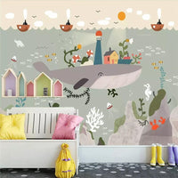 Thumbnail for Papier Peint Monde Sous-Marin | Le Petit Intissé