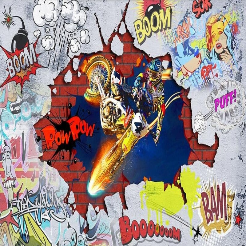 Papier Peint Moto <br/> Moto Cross KTM