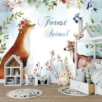 Thumbnail for Papier Peint Avec Renard | Le Petit Intissé