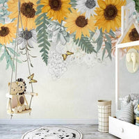 Thumbnail for Papier Peint Fleur Jaune | Le Petit Intissé