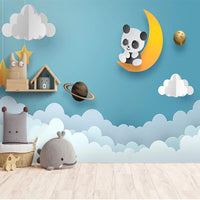 Thumbnail for Papier Peint Nuage <br/> Panda dans les Nuages