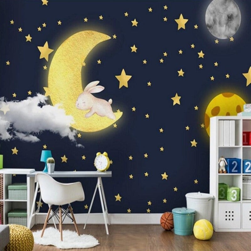 Papier Peint Croissant de Lune | Le Petit Intissé