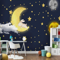 Thumbnail for Papier Peint Croissant de Lune | Le Petit Intissé