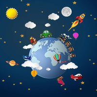 Thumbnail for Papier Peint Globe Terrestre | Le Petit Intissé