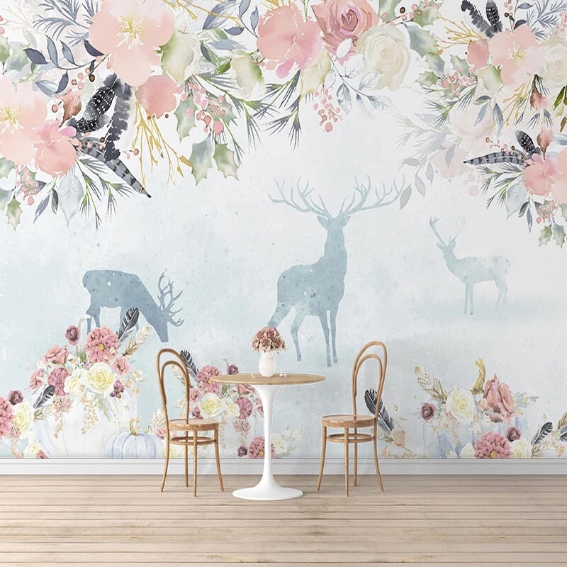 Papier Peint Mural Fleur | Le Petit Intissé