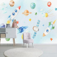 Thumbnail for Déco Chambre Garçon Fusée | Le Petit Intissé