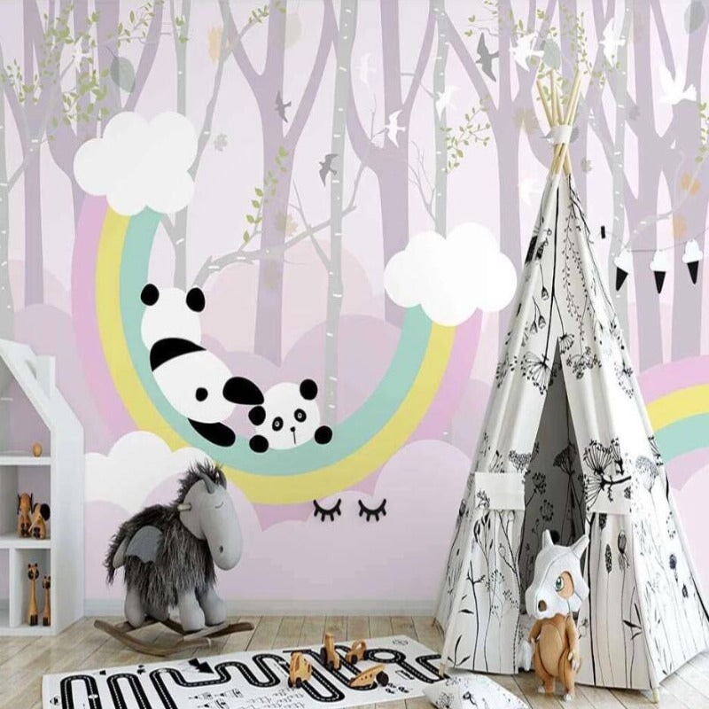 Papier Peint Violet Pastel | Le Petit Intissé