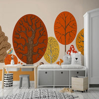 Thumbnail for Papier Peint Arbre Automne | Le Petit Intissé