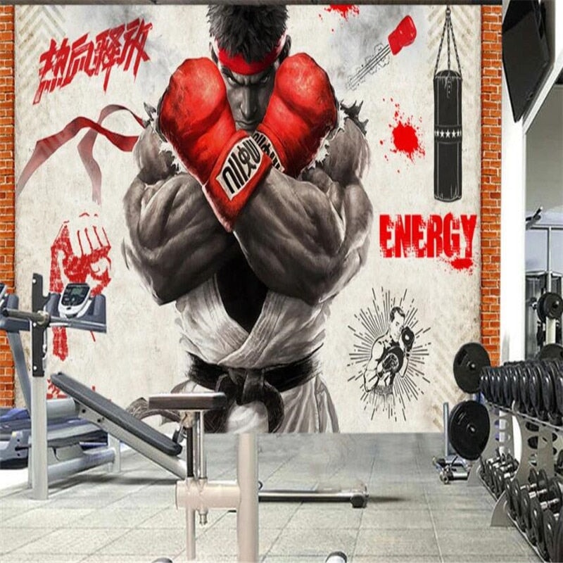 Papier Peint Salle de Sport | Le Petit Intissé