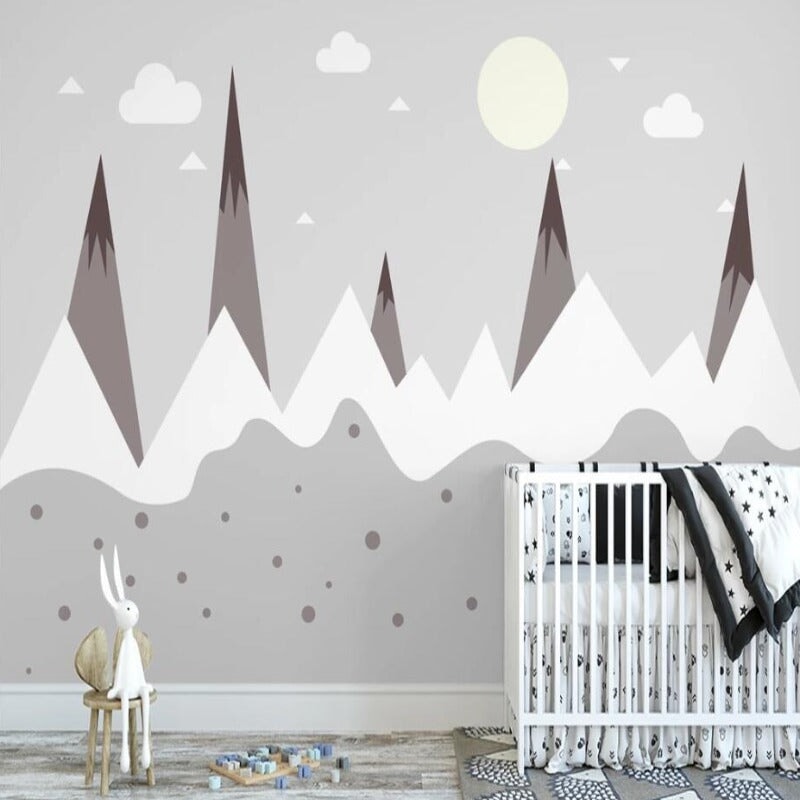 Papier Peint Scandinave Chambre Bébé | Le Petit Intissé