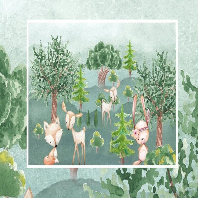 Papier Peint Forêt Chambre Bébé | Le Petit Intissé