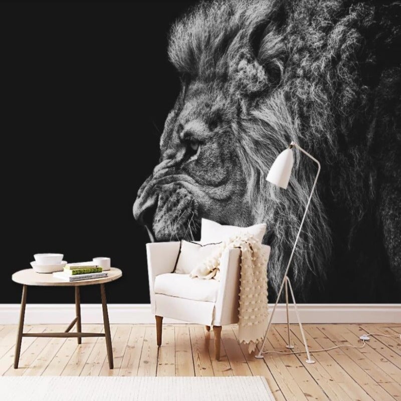 Papier Peint Noir Animaux | Le Petit Intissé