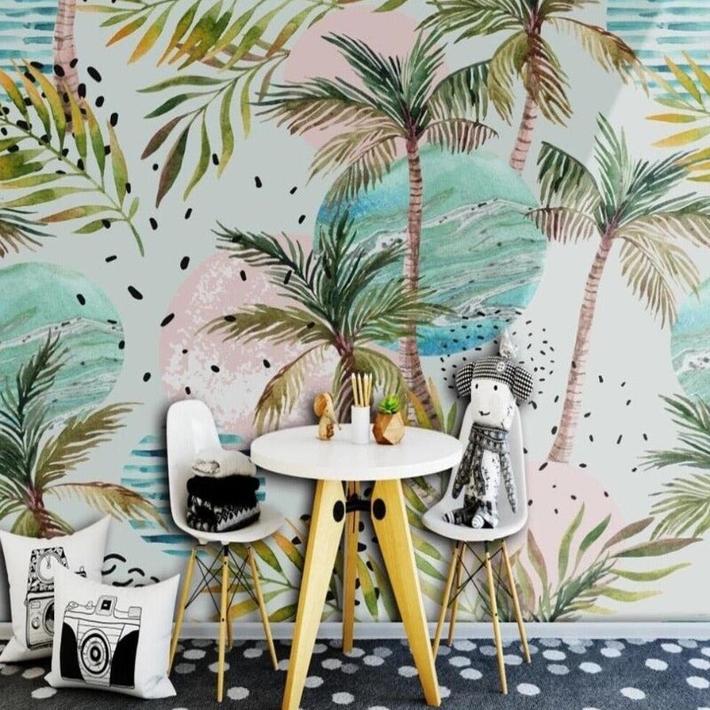 Papier Peint Tropical Chambre Fille | Le Petit Intissé