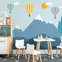 Thumbnail for Papier Peint Montagne Bleue | Le Petit Intissé