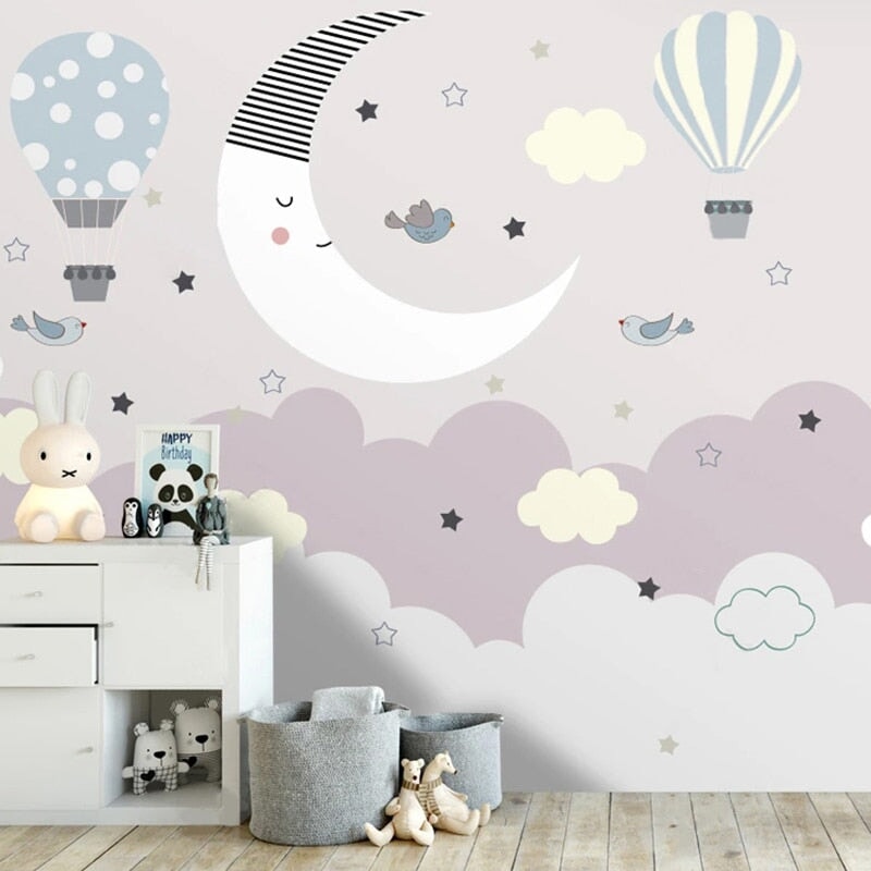 Papier Peint Enfant Nuage | Le Petit Intissé