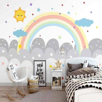 Thumbnail for Papier Peint Nuage Gris | Le Petit Intissé