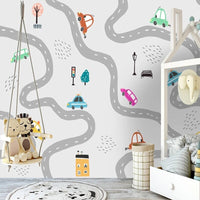 Thumbnail for Papier Peint Enfant Voiture | Le Petit Intissé