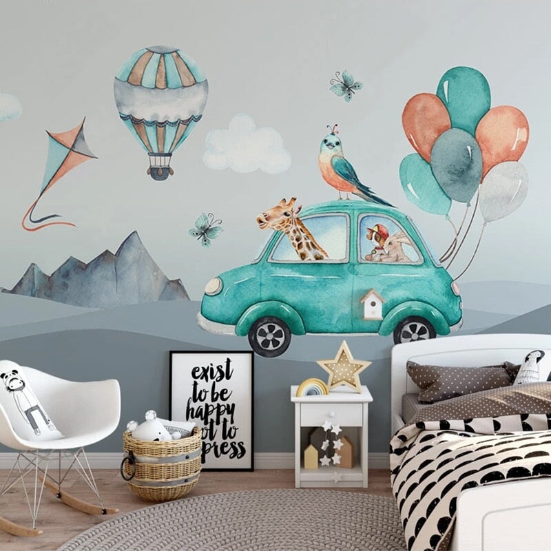 Papier Peint Voiture Enfant | Le Petit Intissé