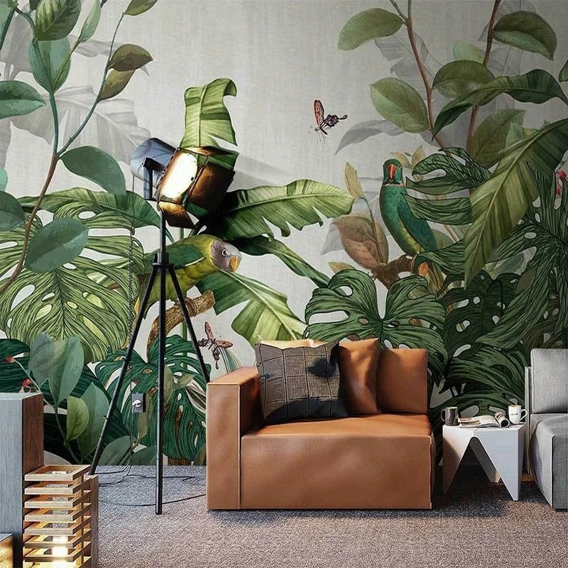 Papier Peint Jardin Tropical | Le Petit Intissé