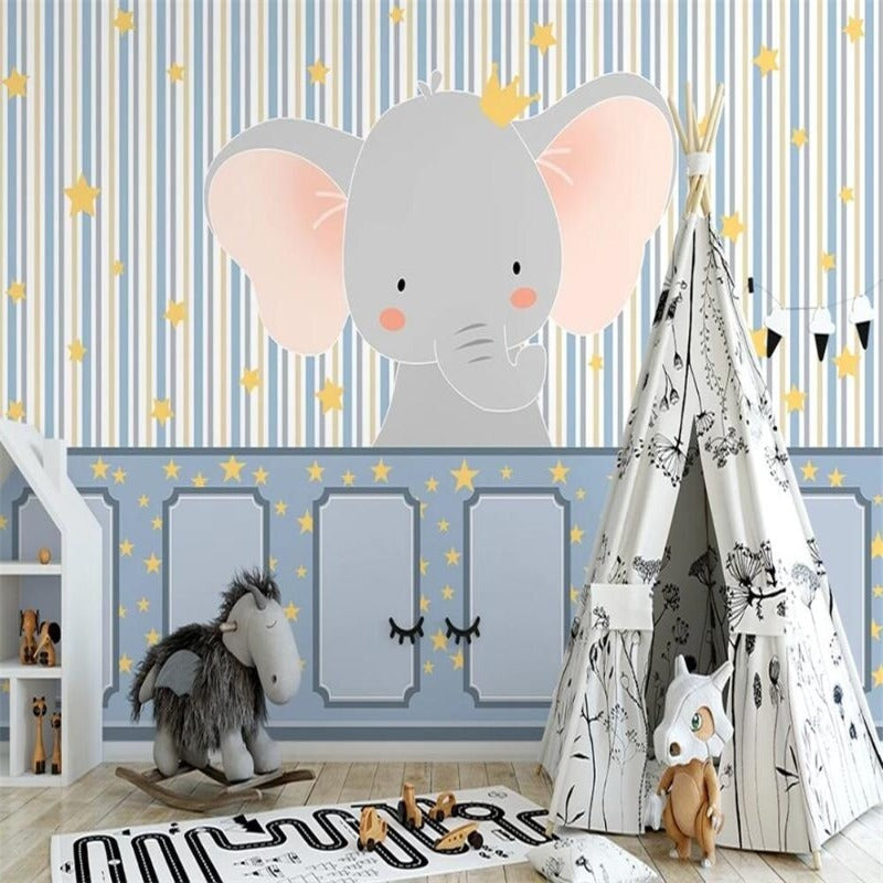 Papier Peint Animaux <br/> Eléphant Princier