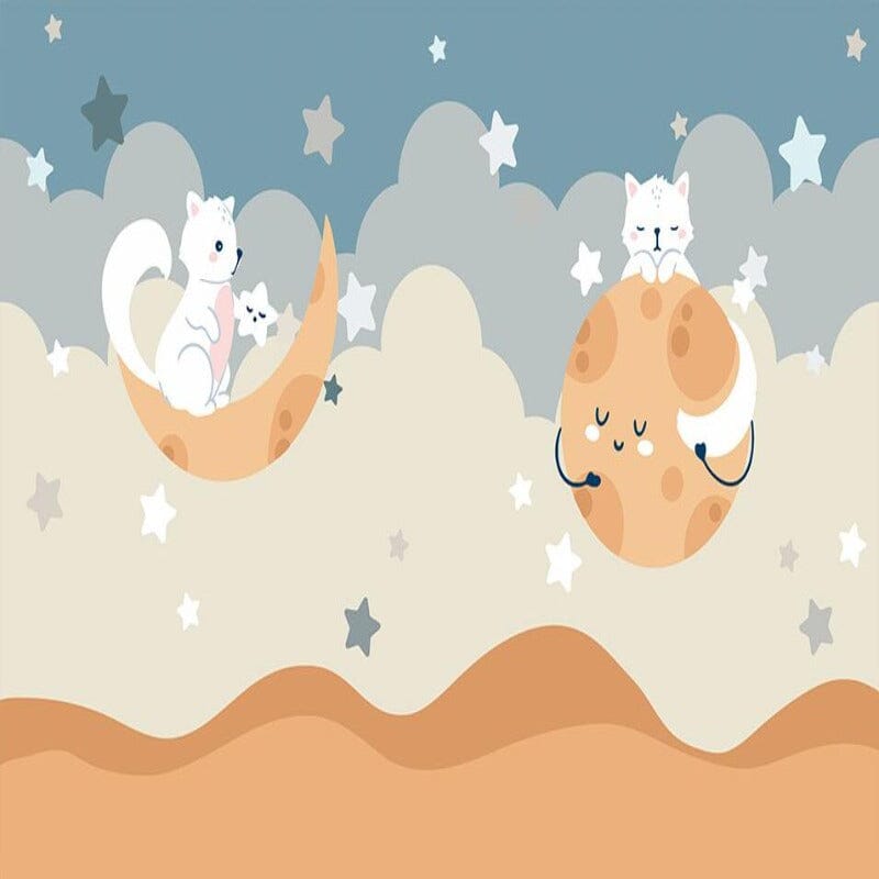 Papier Peint Nuage <br/> Ecureuil