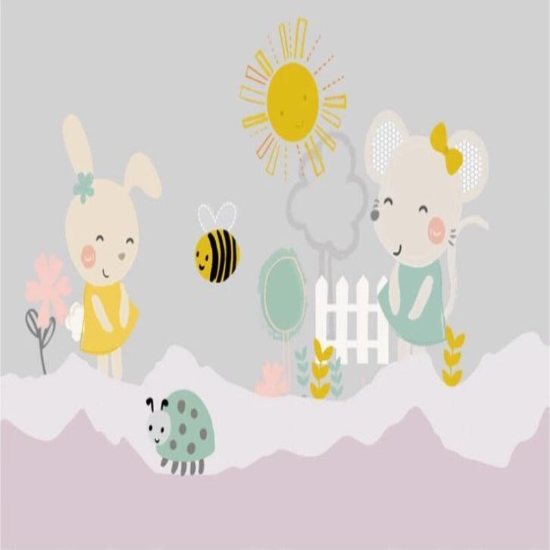 Joli Papier Peint Fille | Le Petit Intissé