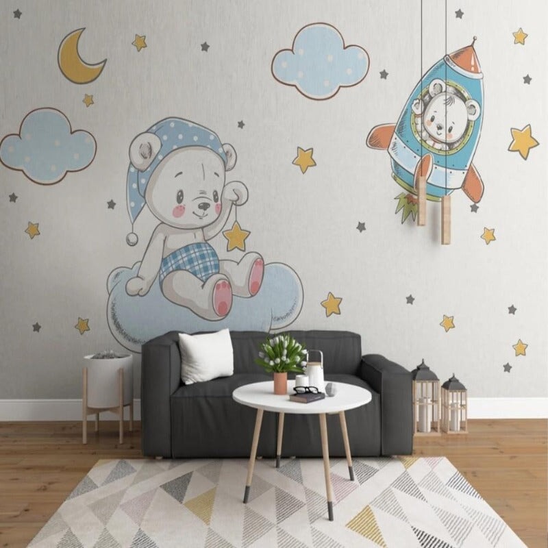 Papier Peint Fresque Chambre Bébé | Le Petit Intissé