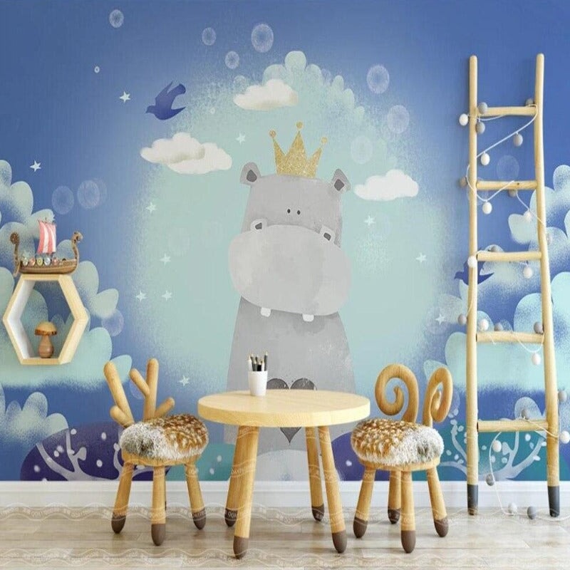 Papier Peint Nuage Chambre Bébé | Le Petit Intissé