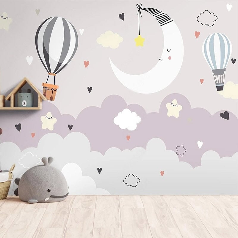 Papier Peint avec Nuage | Le Petit Intissé