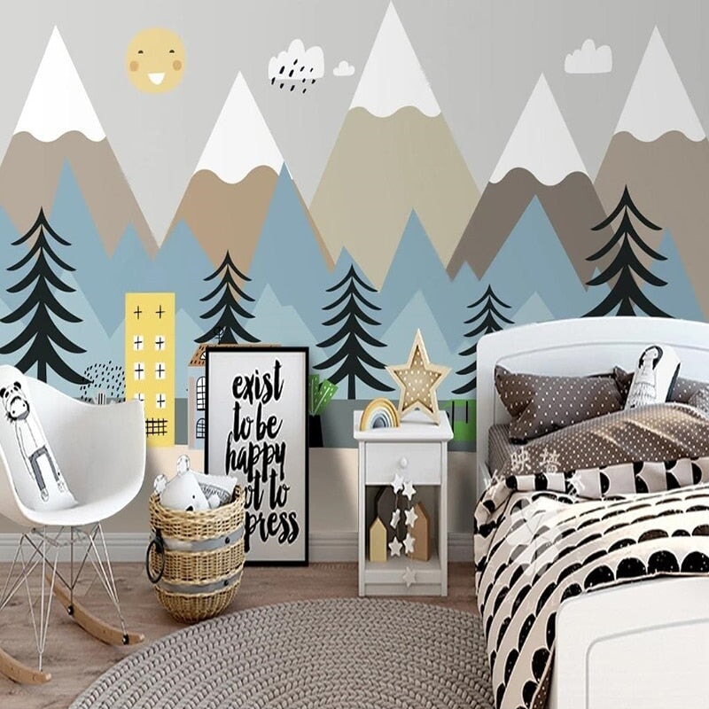 Papier Peint Tendance Chambre Garçon | Le Petit Intissé