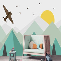 Thumbnail for Papier Peint Garçon Classique <br/> Montagne Scandinave