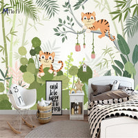 Thumbnail for Papier Peint Jungle Tigre | Le Petit Intissé