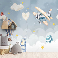 Thumbnail for Décoration Chambre Bébé Garçon Avion | Le Petit Intissé