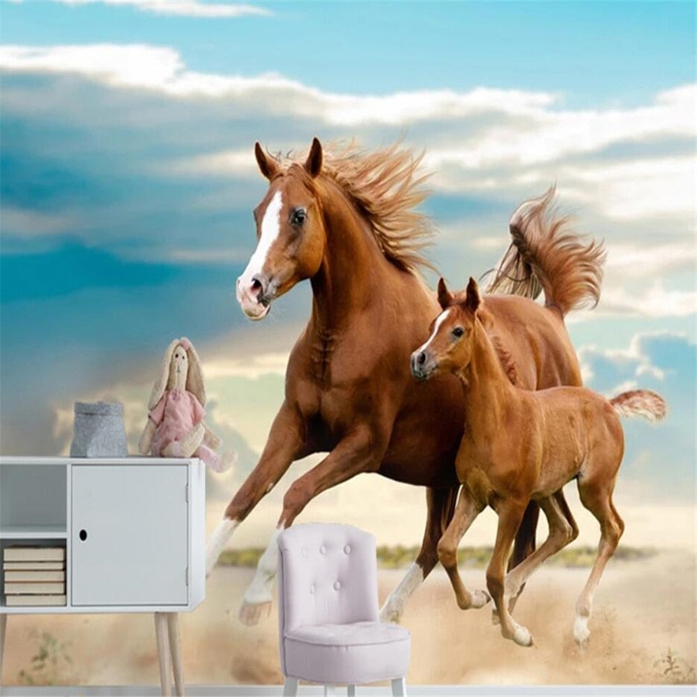 Papier Peint Poulain | Le Petit Intissé