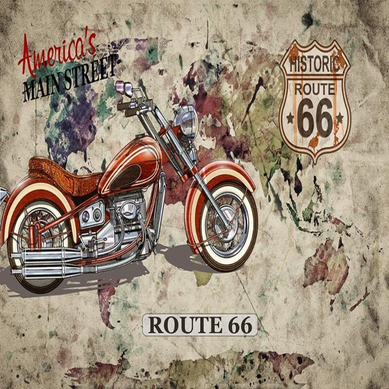 Papier Peint Moto Décoration Maison | Le Petit Intissé