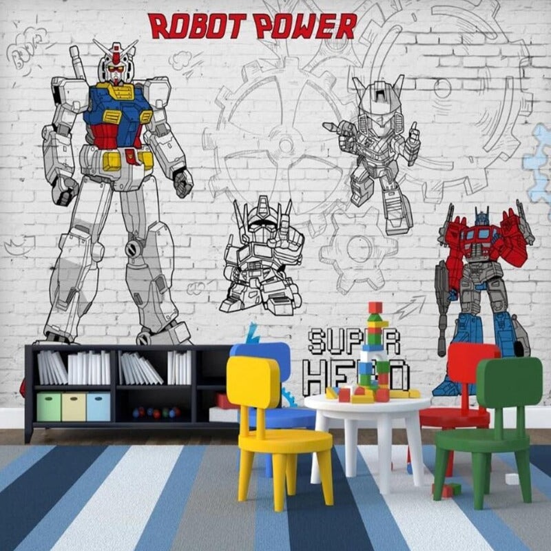 Papier Peint Robot | Le Petit Intissé