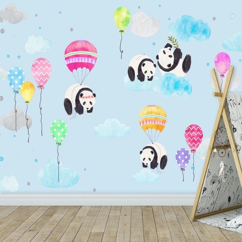 Papier Peint Chambre Bébé Panda | Le Petit Intissé