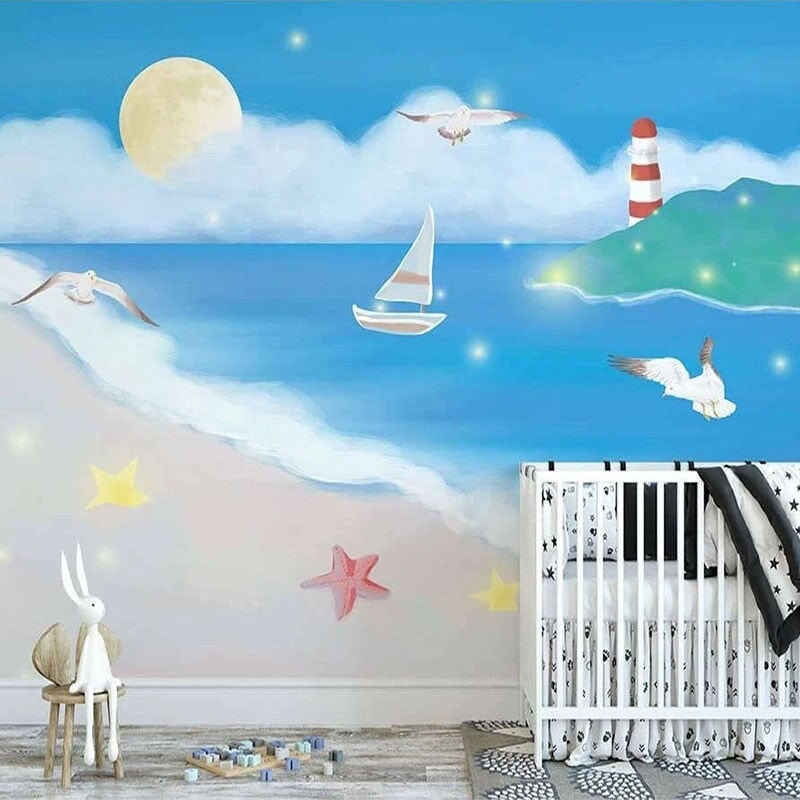 Papier Peint Marin <br/> Paysage Vacances