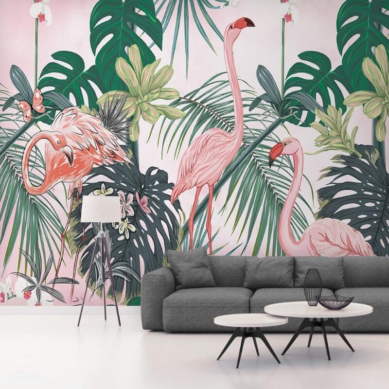 Décoration Flamant Rose Tropical | Le Petit Intissé