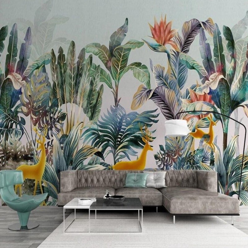 Papier Peint Tropical Chic | Le Petit Intissé