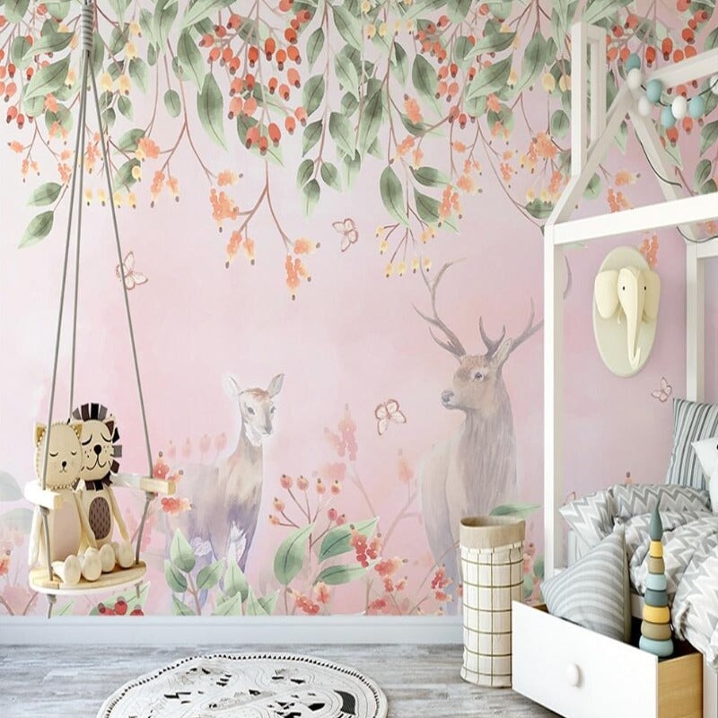 Tapisserie Cerf et Biches | Le Petit Intissé