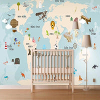 Thumbnail for Tapisserie Map Monde | Le Petit Intissé