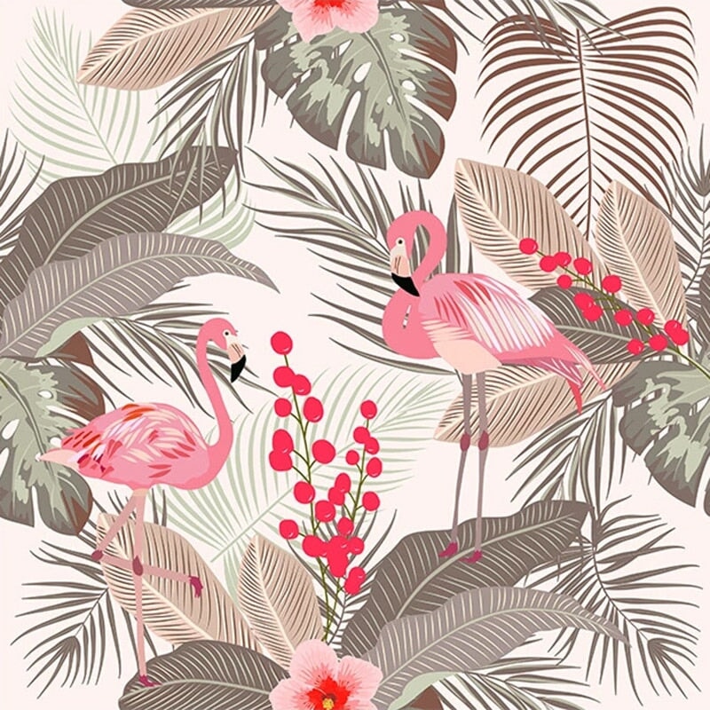 Papier Peint Tropical Oiseau | Le Petit Intissé