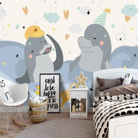Thumbnail for Papier Peint Mural Dauphin | Le Petit Intissé