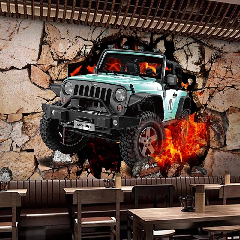 Poster Papier Peint Voiture | Le Petit Intissé