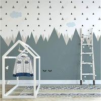 Thumbnail for Papier Peint Motif Déco Montagne | Le Petit Intissé